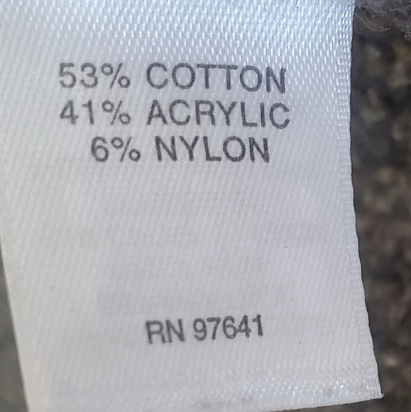 J Jill Melange Space Brown Duster Cardigan Tweed Kint Sweater Size Small Cotton - Picture 9 of 10